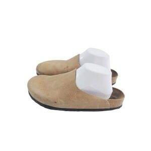 Birkenstock Brand Slip-On Sandals, Women, Size 7, Tan Color.